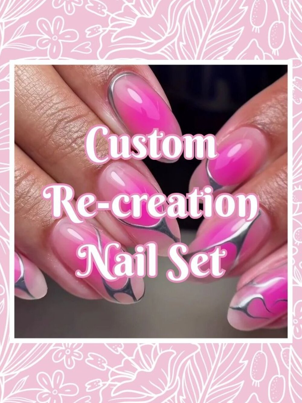 💅Custom Re-Creation Press-On Nails (Made to Order)